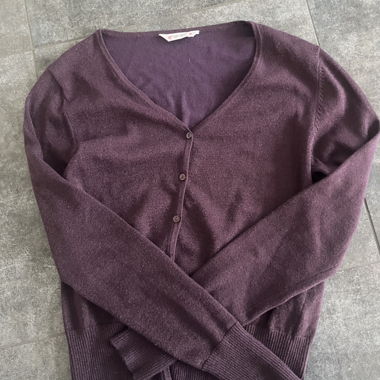 Cardigan Prune Pailletté