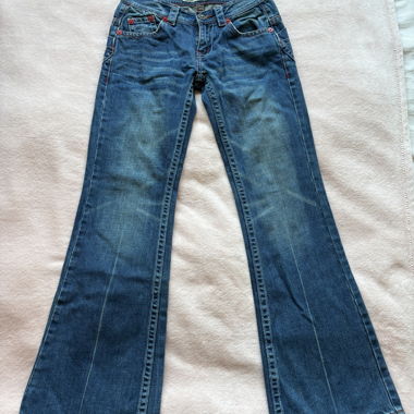 Jeans flare a vita bassa UNICI, Y2K