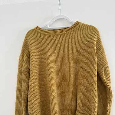 Pull-over moutarde 