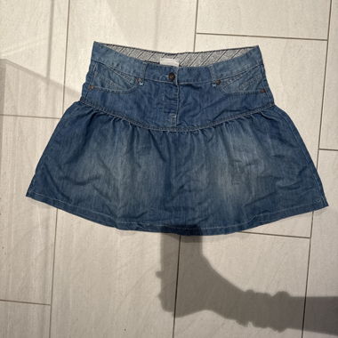 Jupe en jean bleue