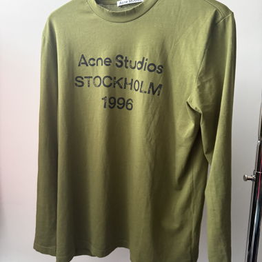 Maglia manica lunga Acne Studios kaki