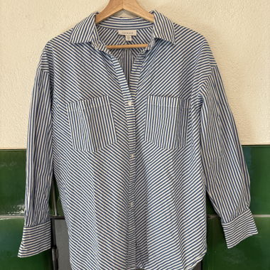 Striped Oversized Blouse