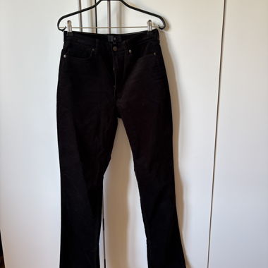 Pantalon en velours noir Gr. 28