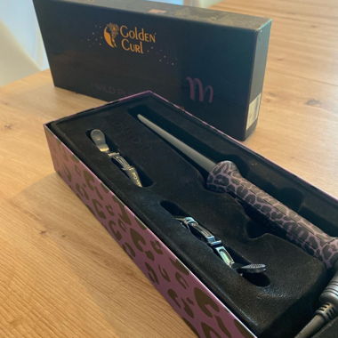 Golden Curl Wild Purple Iron Curler