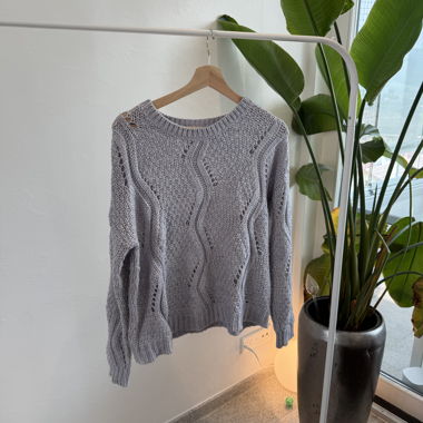 Lavender knit sweater