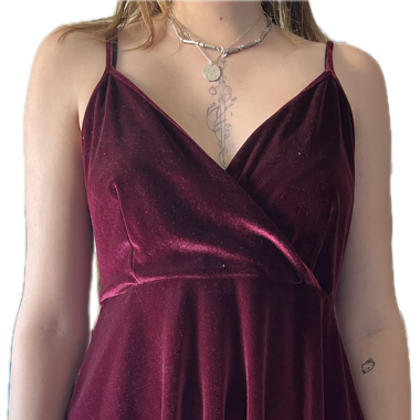 rotes Kleid