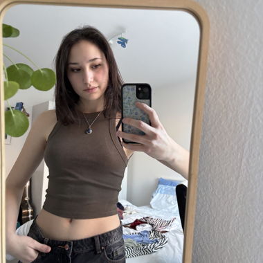 Grünes Tanktop