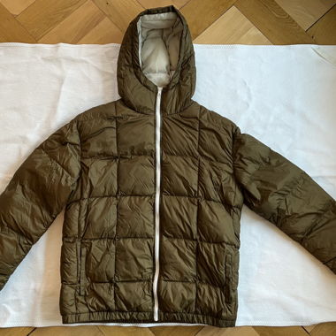 Brown/olive down jacket