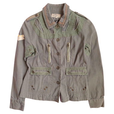 Giacca militare khaki anni 2000