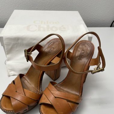 Talons en cuir Chloé