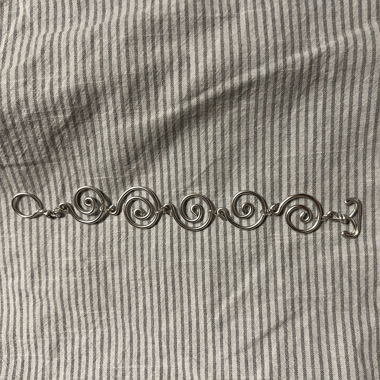 Silver Spiral Bracelet