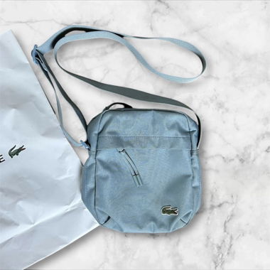 Borsa a tracolla Lacoste blu