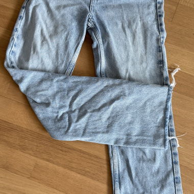 Zara Jeans Z1975 High-Rise Straight indigo