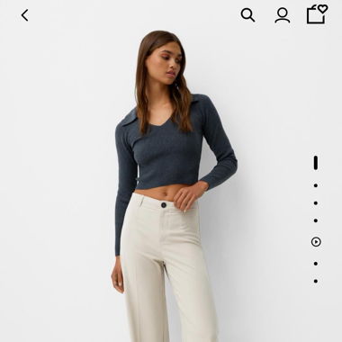 pantalon fluide bershka