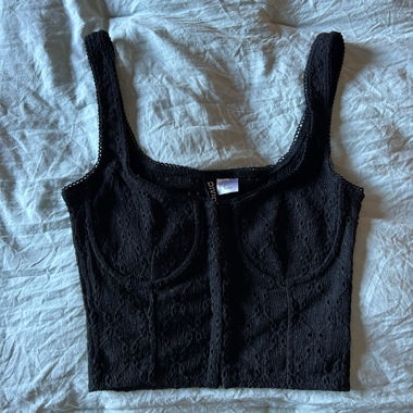 Top stile corsetto