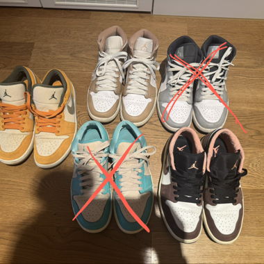 Air Jordan Sneakers Set / 50.- pro Stück