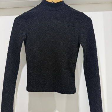 NA-KD Black Long-Sleeve Top