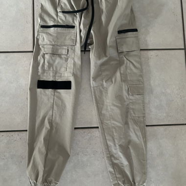 Pantalon cargo beige
