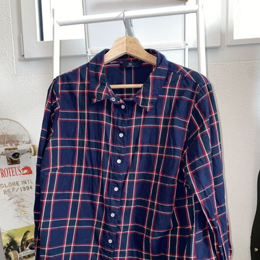 Kartierte Bluse 