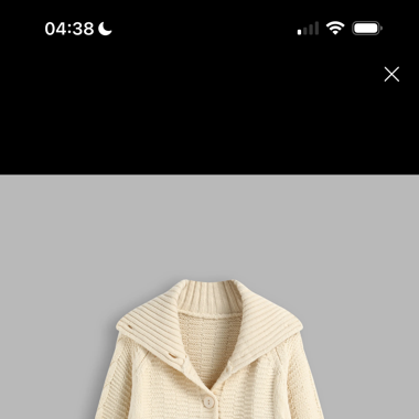 Oversized cardigan 