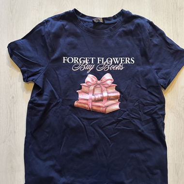 Blaues Grafik-T-Shirt 