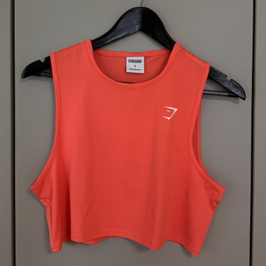 Gymshark Sport Crop Top coral S