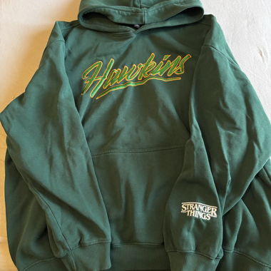 H&M Stranger Things Hoodie vert L