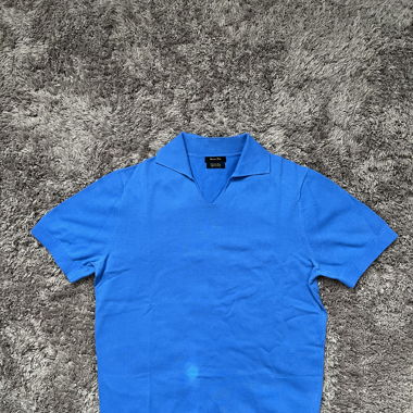 Polo bleu Massimo Dutti