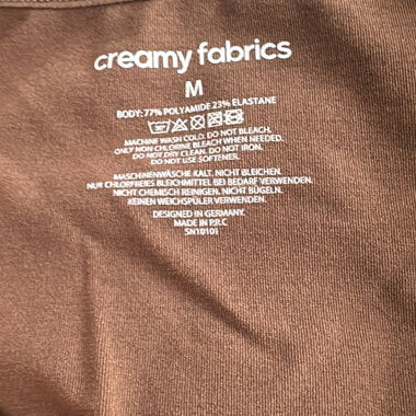 Creamy Fabrics Body braun