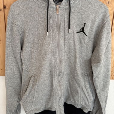 Veste à capuche zippée Jordan grise