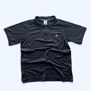 Nike Shox quarter zip polo black