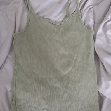 Top a costine FB Sister verde menta XS