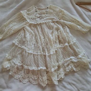 Miniabito in pizzo Free People Taglia S