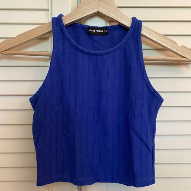 Débardeur bleu Tally Weijl XS
