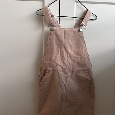 Pink Cord Dungarees