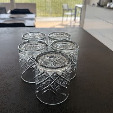 Set Micasa da 5 bicchieri in cristallo