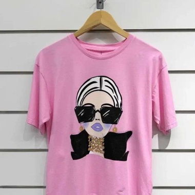 DAMEN TSHIRT CHILLI GIRL COLLECTION IN Rosa M/L