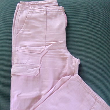 Pink Cargo Trousers
