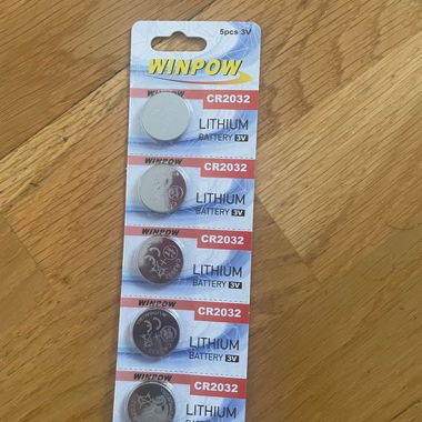 lot de 5 Piles CR2032 3V