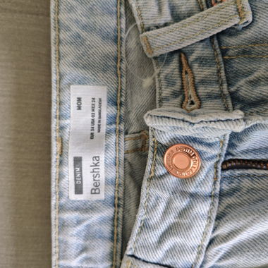 Jeans Mum Fit Taille Haute 34