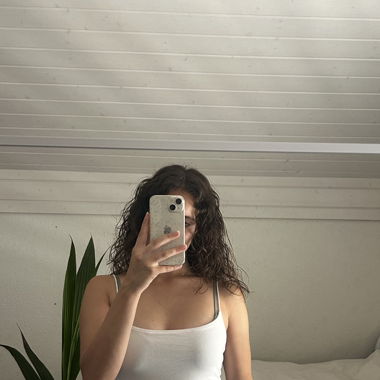 white crop top
