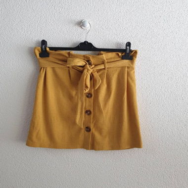 Primark Mini Skirt Button Up Yellow