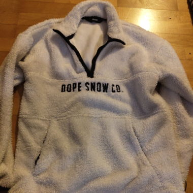 Dope Snow Co. Fleece Pullover White