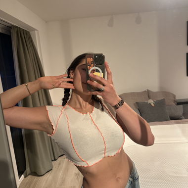 Crop top bianchi