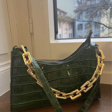 Tasche mit Krokodil Prägung