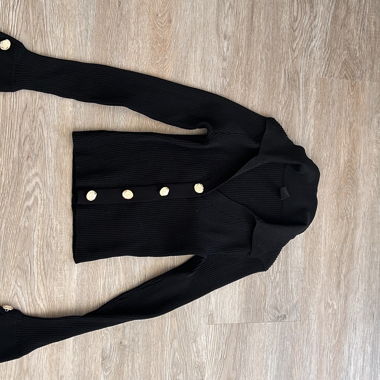 Cardigan in maglia nero
