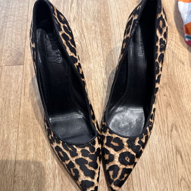 DKNY Leopard High Heels