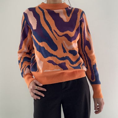 Pull multicolore 