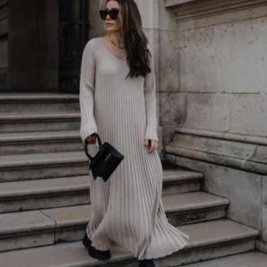Robe Oh April en laine mérinos