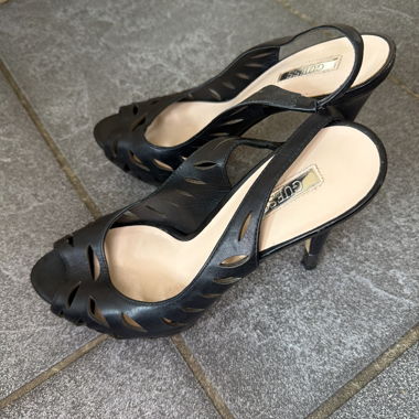 Sandales à Talons Découpées Noir GUESS